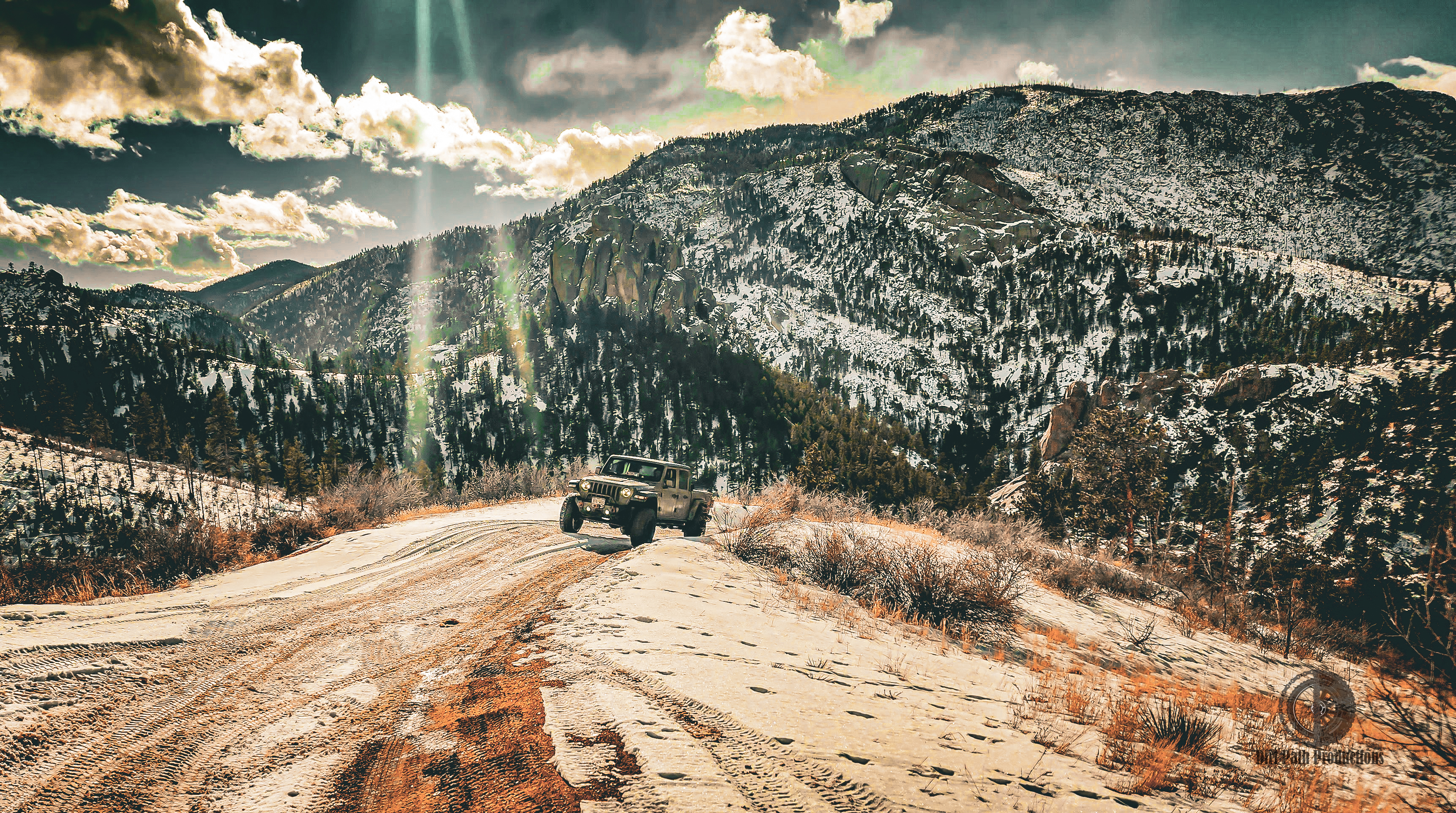 Off-road adventure photography in Colorado mountains